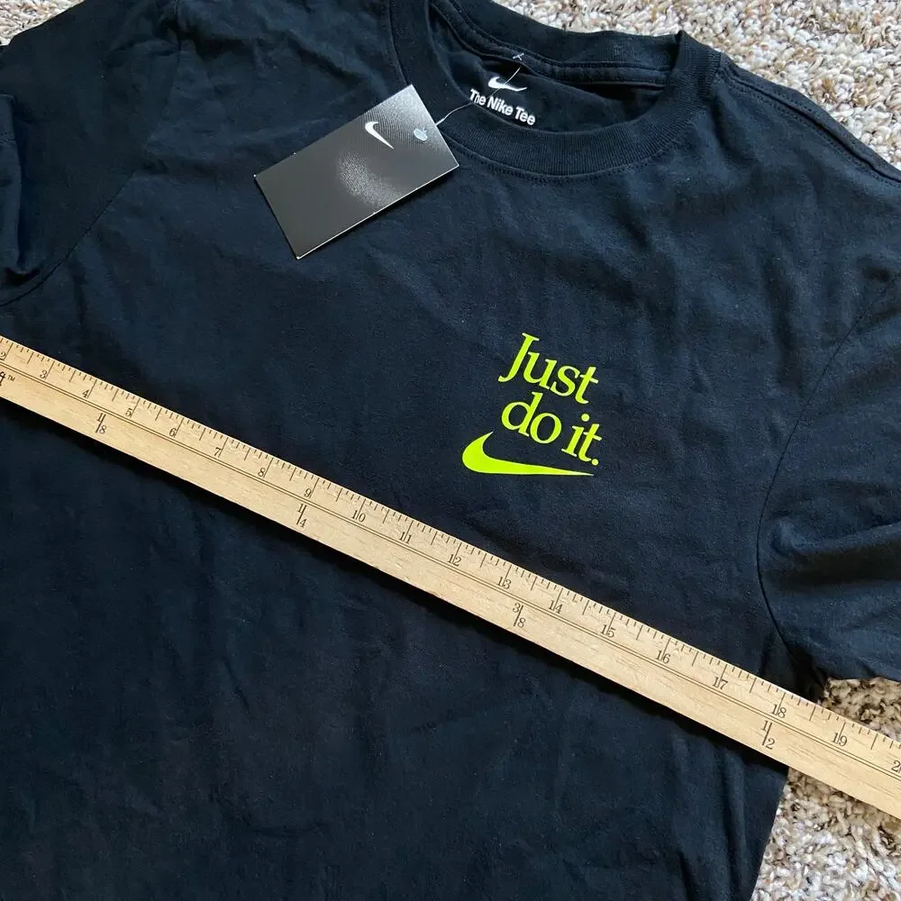 Nike NSW I Won't Win Quietly T-Shirt Men's S Black Training Tee Soft Cotton